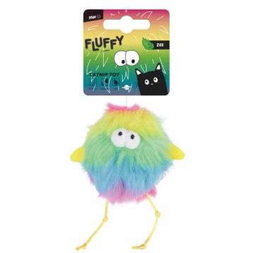 M-Pets Fluffy Zee Catnipli 10x7x5.5 cm Karışık Renkli Kedi Oyuncağı