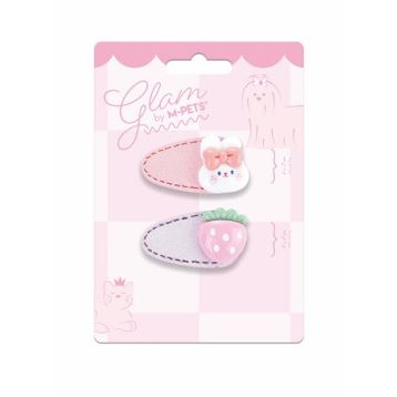M-Pets Glam Figürlü Pembe Kedi ve Köpekler İçin Toka