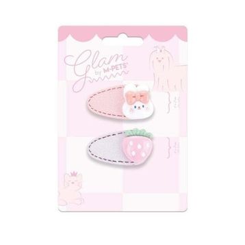 M-Pets Glam Figürlü Pembe Kedi ve Köpekler İçin Toka