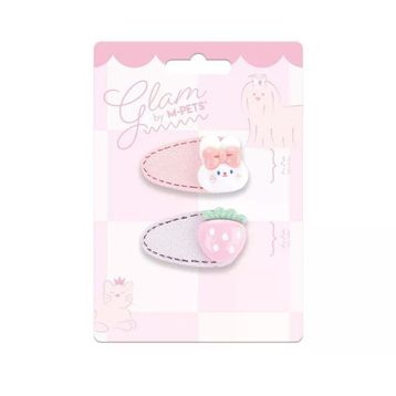 M-Pets Glam Figürlü Pembe Kedi ve Köpekler İçin Toka