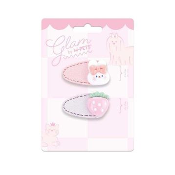 M-Pets Glam Figürlü Pembe Kedi ve Köpekler İçin Toka