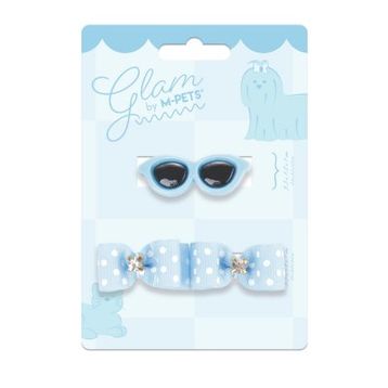 M-Pets Glam Şekilli Mavi Kedi ve Köpekler İçin Toka