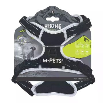 M-Pets Hiking Reflektörlü M Siyah Köpek Göğüs Tasması