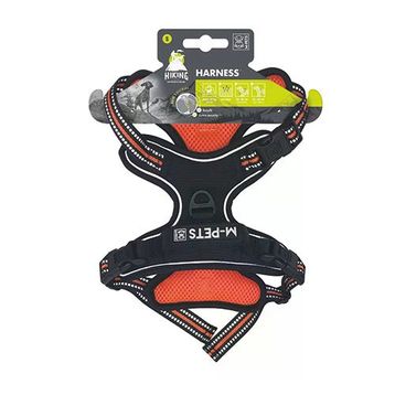 M-Pets Hiking Reflektörlü S Turuncu 35-60 cm Köpek Göğüs Tasması