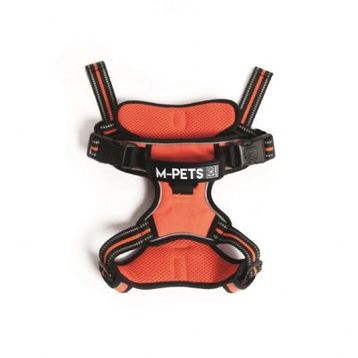 M-Pets Hiking Reflektörlü S Turuncu 35-60 cm Köpek Göğüs Tasması