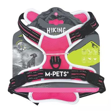 M-Pets Hiking Reflektörlü XL Pembe Köpek Göğüs Tasması
