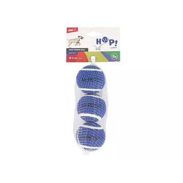 M-Pets Hop Tenis Topu 5 cm 3'lü Mavi Köpek Oyuncağı