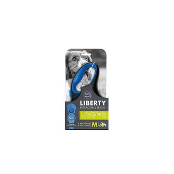 M-Pets Liberty 3 mt Mavi S Şerit Otomatik Köpek Gezdirme Kayışı