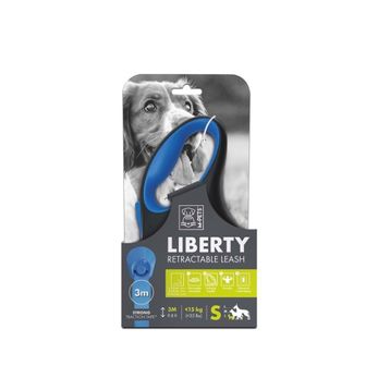 M-Pets Liberty 3 mt Mavi S Şerit Otomatik Köpek Gezdirme Kayışı