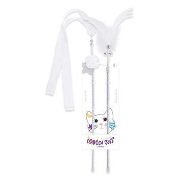 M-Pets Mooncat 40 cm 2'li Beyaz Olta Kedi Oyuncağı