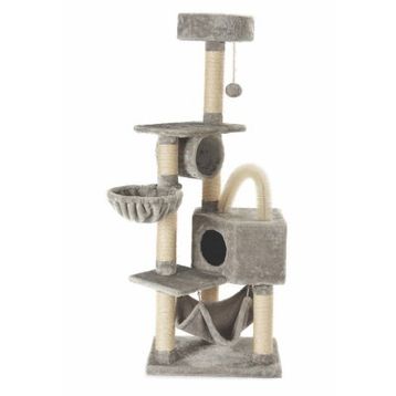 M-Pets Olympus Tırmalama 60x37x150 cm Tahtalı Kedi Evi