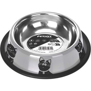 M-Pets Petjoy Cat Family Çelik 355 ml Kedi Mama Kabı