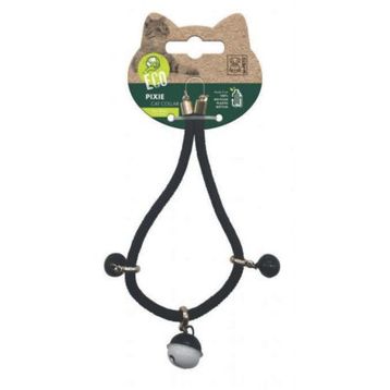 M-Pets Pixie Zilli 0.6x30 cm Siyah Kedi Boyun Tasması