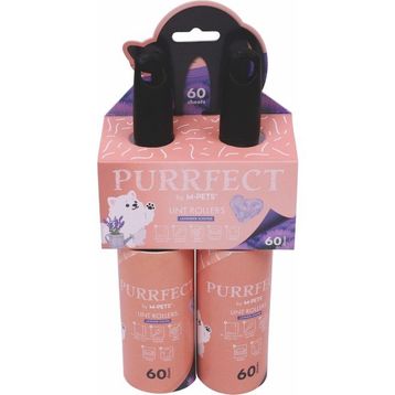M-Pets Purrfect Lavantalı 2'li 120 Yaprak Kedi ve Köpekler İçin Tüy Toplama Rulosu