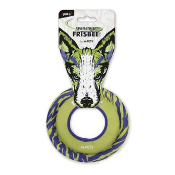M-Pets Sprintpuff Frisbee 24 cm Mor-Yeşil Köpek Oyuncağı