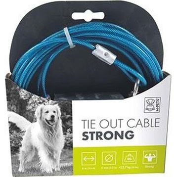M-Pets Strong 6 mt Mavi Bahçe Bağlama Halatı