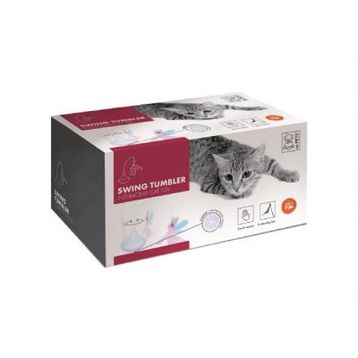 M-Pets Swing İnteraktif 8.2x8.2x18 cm Beyaz Kedi Oyuncağı