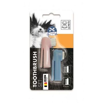 M-Pets Toothbrush Köpekler İçin Parmak 2'li Diş Fırçası