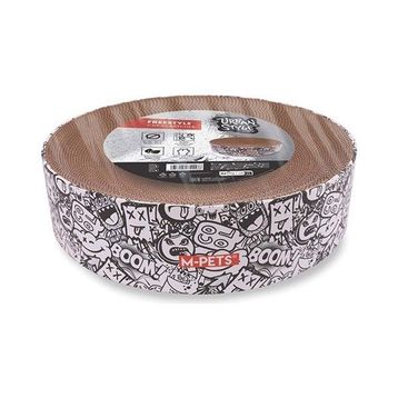 M-Pets Urban Style Freestyle 41x10 cm Siyah-Beyaz Karton Tırmalama Tahtası