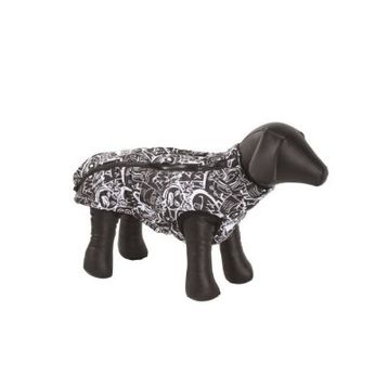 M-Pets Urban Style Winter XXS Siyah-Beyaz Köpek Ceketi