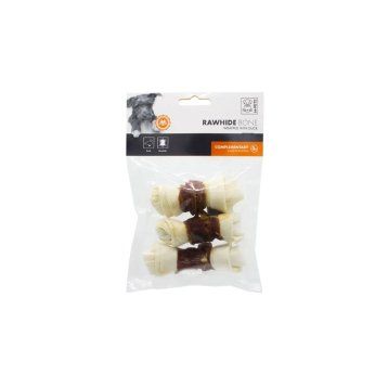 M-Pets Wrapped Ağız Bakımı için Düğümlü Ördek Etli 3x105 gr Köpek Kemiği
