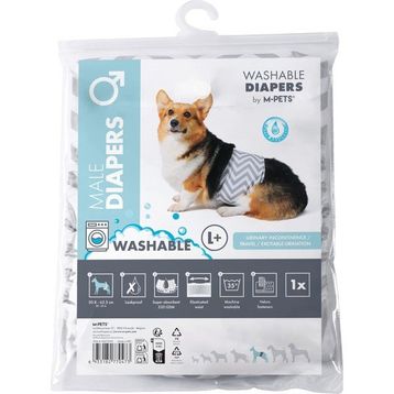 M-Pets Yıkanabilir 40.6-50.8 cm L Erkek Köpekler İçin Külot Bez