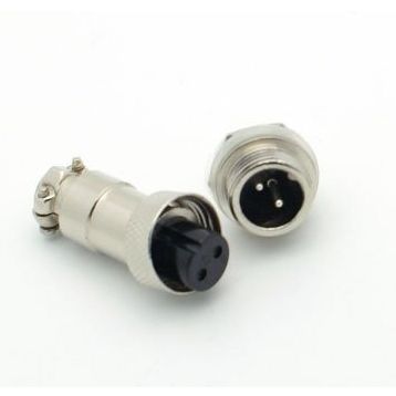 M12 2 Pin Dişi-Erkek Konnektör