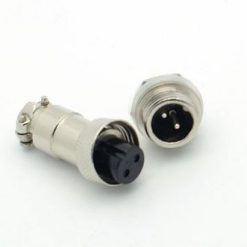 M12 2 Pin Dişi-Erkek Konnektör