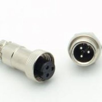 M12 3 Pin Dişi-Erkek Konnektör