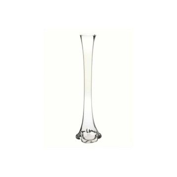M3Decorium DKM3SEFFCAMVAZ80 Uzun Su Geçirmez Devrilmez Dengeli Fil Ayağı 80 cm Cam Köşe Vazo