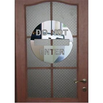 M3Decorium Do Not Enter Dekoratif Ayna