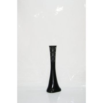 M3Decorium Siyah Desenli Fil Ayağı Uzun 60cm Vazo