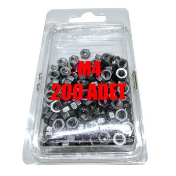 M4 200 Adet Somun