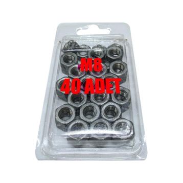 M8 40 Adet Somun