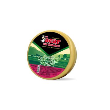M&A Acar Süt 500 gr Tam Yağlı Taze Kaşar Peyniri