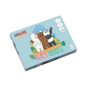 Mabbels 388937 We Bare Bears Beach Paradise 100 Parça Puzzle