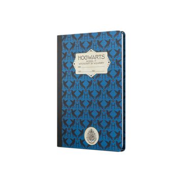 Mabbels DFT-388173 Harry Potter Hogwarts Ravenclaw Sert Kapak Lacivert 80 Yaprak Çizgisiz 15x21 cm Butik Not Defteri
