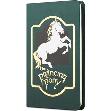 Mabbels DFT-388395 Sert Kapak Lotr The Prancing Pony Yeşil 80 Yaprak 9x14 cm Mini Defter