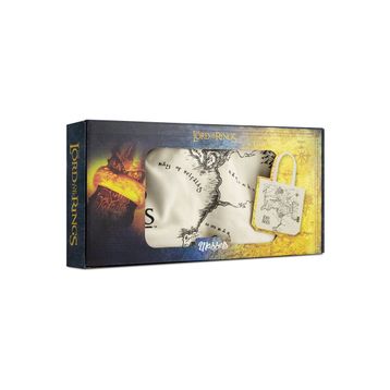 Mabbels The Lord of the Rings Orta Dünya Haritası Gabardin Krem Bez Çanta
