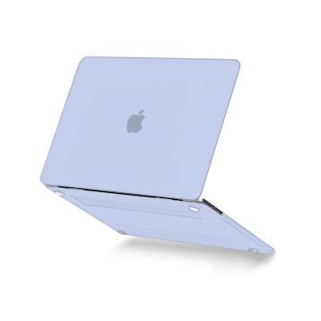 Macbook Pro 13 2021 Macbook Buzlu Kapak Lila Kılıf