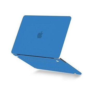Macbook Pro 13 2021 Macbook Buzlu Kapak Mavi Kılıf