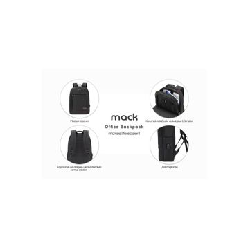 Mack MCC-007 Siyah Sırt Çantası
