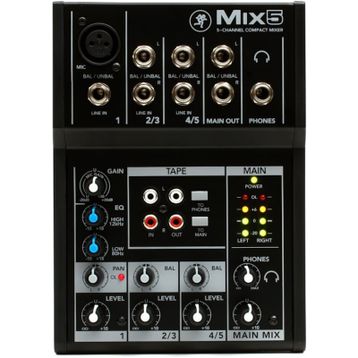 Mackie MIX5 Stüdyo Deck Mikser