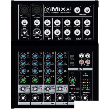 Mackie MIX8 Stüdyo Deck Mikser