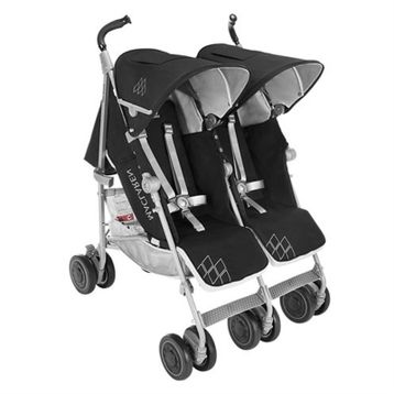 Maclaren Twin Techno Black İkiz Bebek Arabası