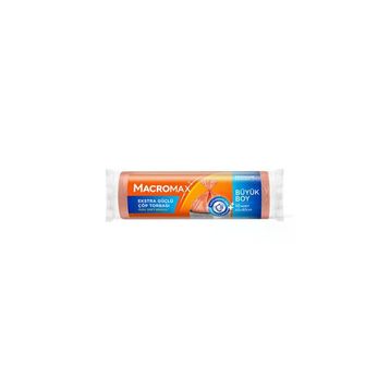 Macromax Extra Güçlü 10'lu Büyük Boy Çöp Torbası