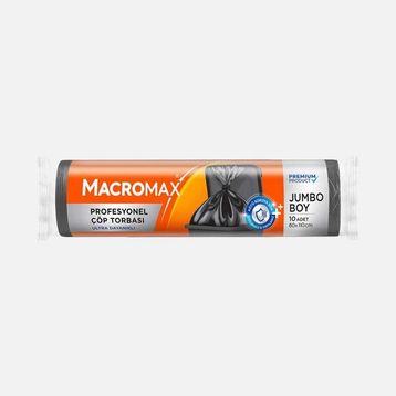 Macromax Extra Güçlü 10'lu Jumbo Boy Çöp Torbası
