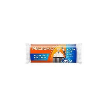 Macromax Extra Güçlü 30'lu Küçük Boy Çöp Torbası