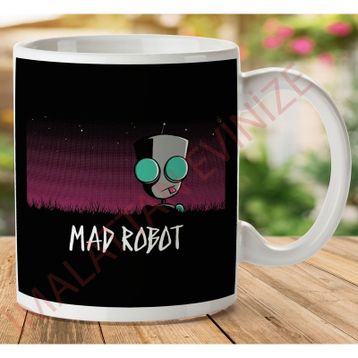 Mad Robot Gir Invader Baskılı Kupa