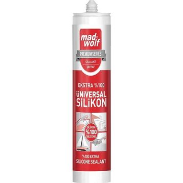 Mad Wolf 310 ml Şeffaf Suya Dayanıklı Silikon